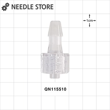 [QN115510]루어 락 튜빙 커넥터(PC)내경 5/32 인치 4.0mm 튜빙에 적합
