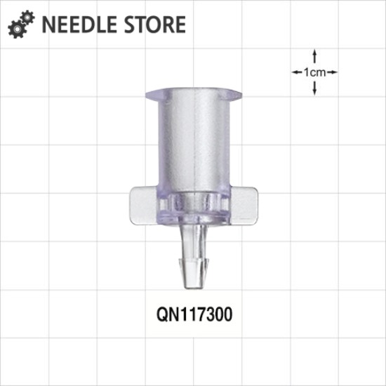 [QN117300] 실린저 루어락 튜빙 커넥터 (PC) 내경 1.6mm적합