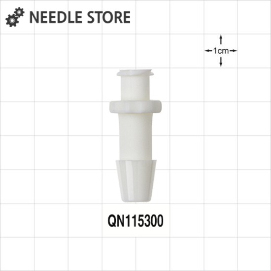 [QN115300] 루어 락 튜빙 커넥터(Nylon)내경 1/4 인치 ID 7.5mm 튜빙에 적합