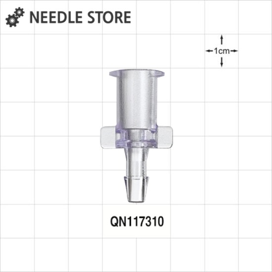 [QN117310] 실린저 루어락 튜빙 커넥터 (PC) 내경 2.4mm적합