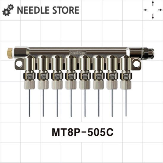 [MT8P-505C] 다중 분배용 매니폴더 캡 어뎁터+노즐 포함셋트